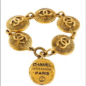 Chanel Vintage Coin Sunburst Bracelet
